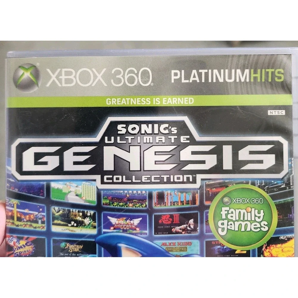 Xbox 360 Sonic's Ultimate Genesis Collection Platinum Hits The Hedgehog Classics